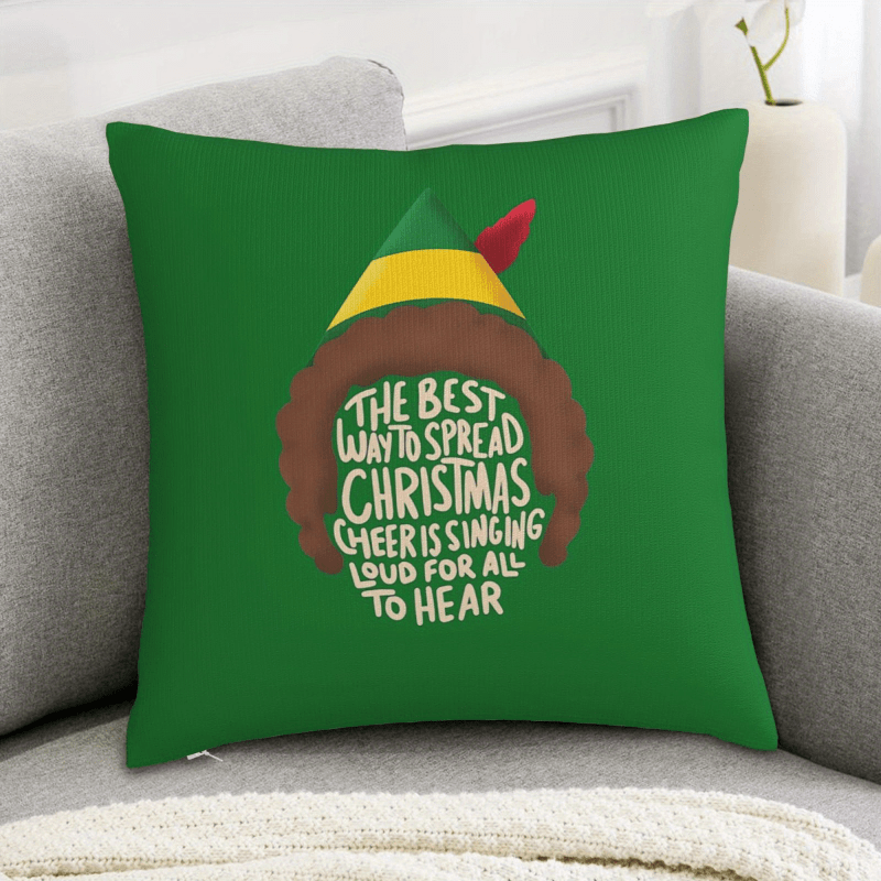 Pillow Insert 18X18 - 1 buah Sarung Bantal Natal Elf
