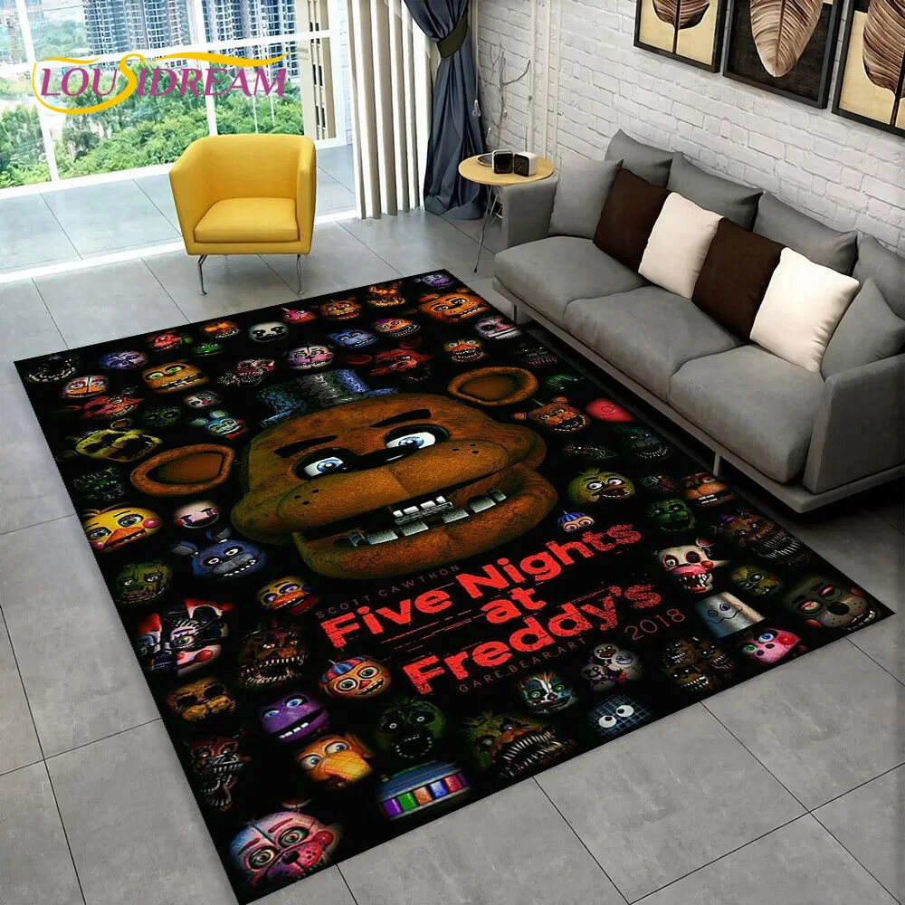 Home Textiles Sale - Karpet Film Horor FNAF Freddy untuk