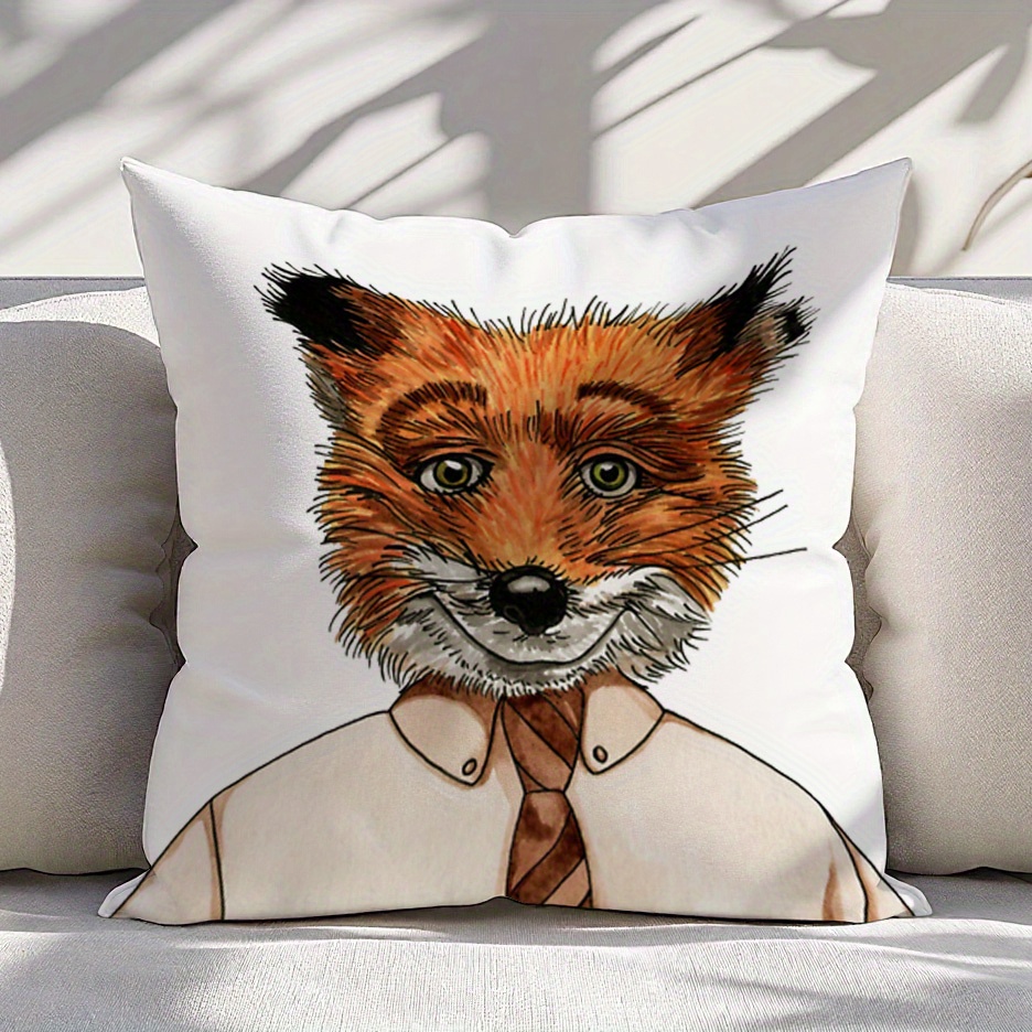 Pillow Insert 18X18 - 1 Buah Sarung Bantal Mr. Fox