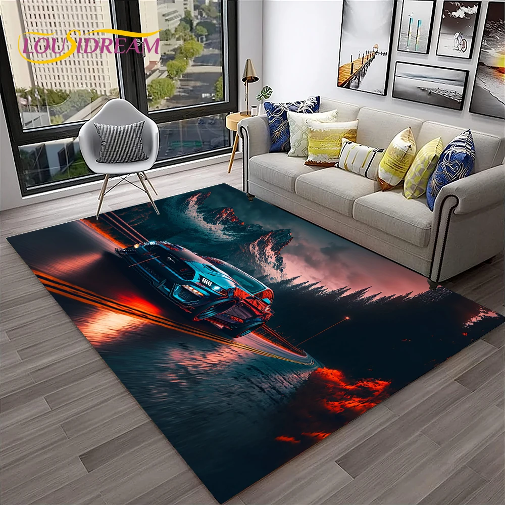 Home Textiles Sale - Karpet Mobil Ford GTR Mustang Klasik