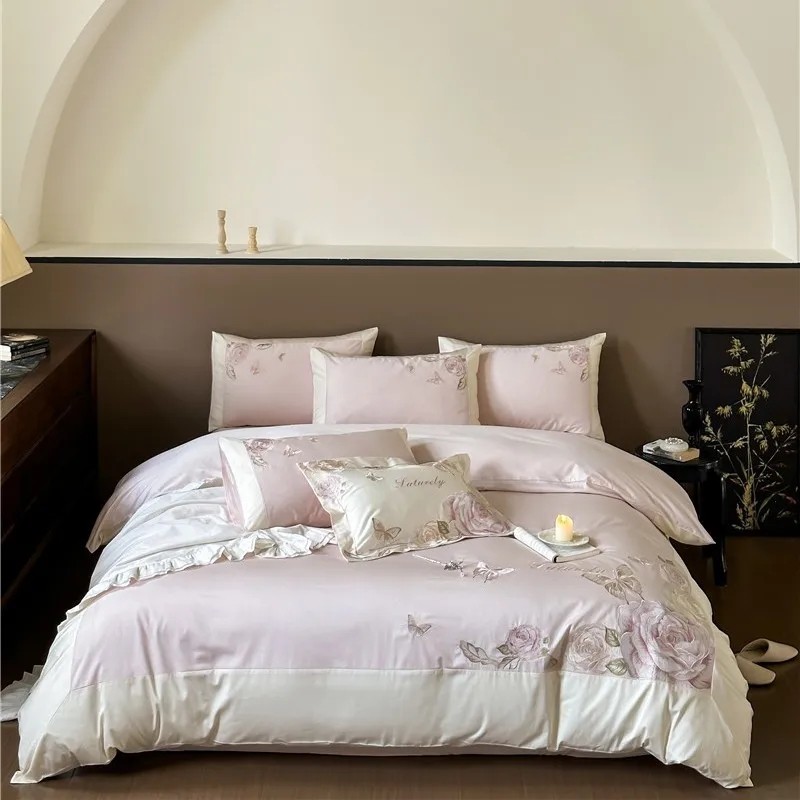 Home Textiles Premium - Premium katun Mesir 4Pcs Set tempat