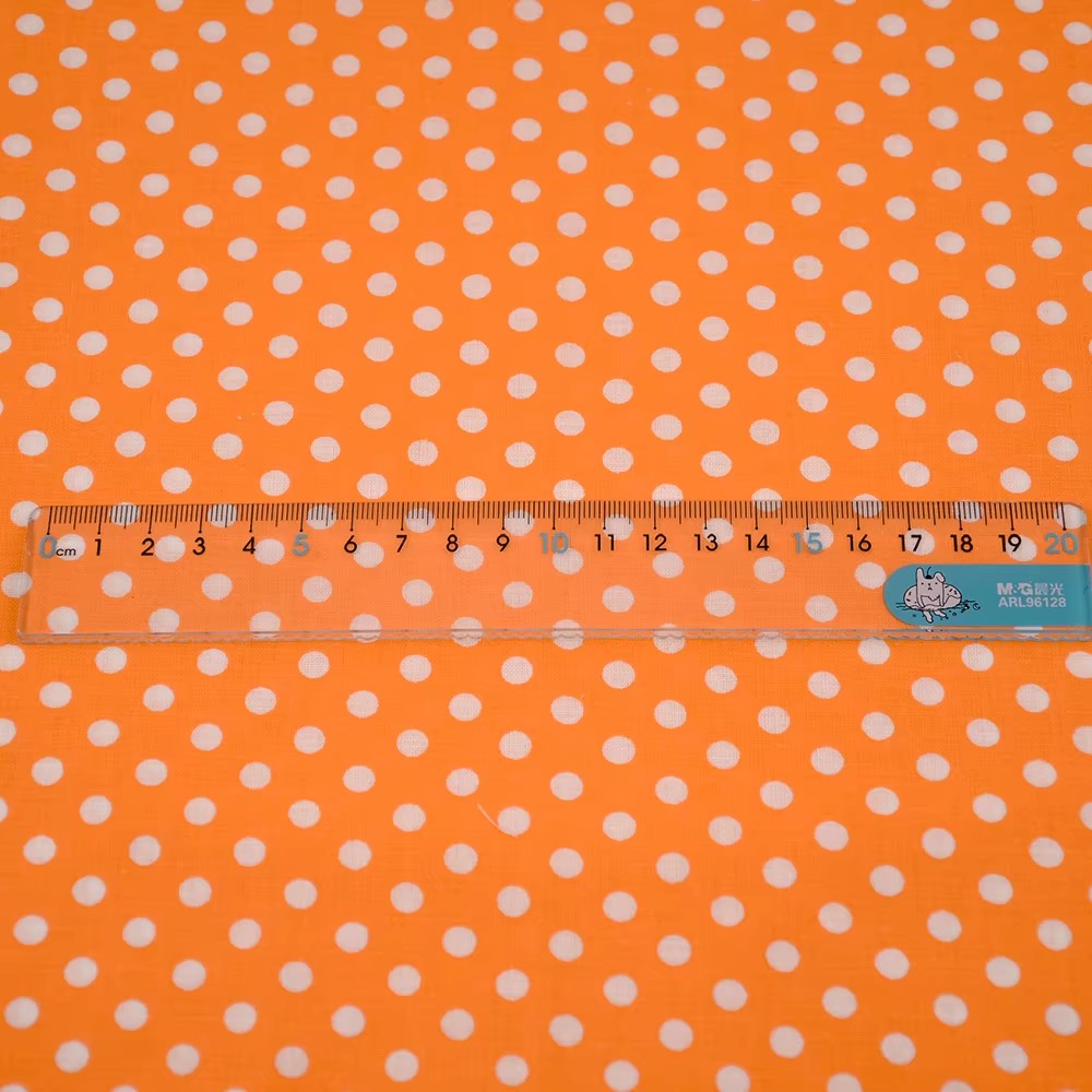 50X150CM Putih Oranye Polka Do - Home Textiles Usa ulasan dan harga