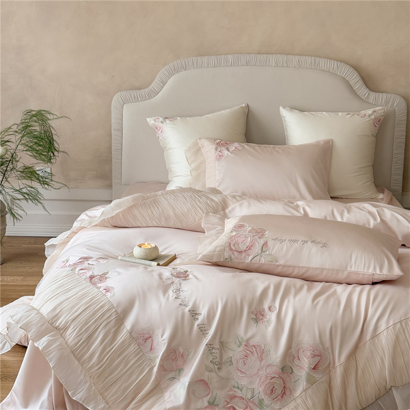 Set Sprei Mewah Bordir Premium - Home Textiles Premium ulasan dan harga