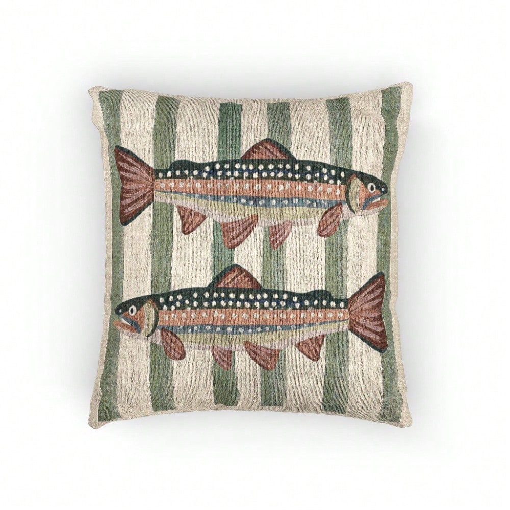 Bantal Hias Ikan Trout Pelangi - Pillow Insert 18X18 ulasan dan harga