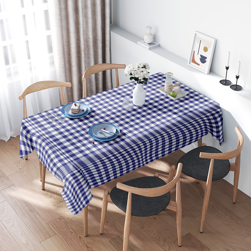 Taplak Meja Kotak-kotak Klasik - Home Textiles Premium ulasan dan harga