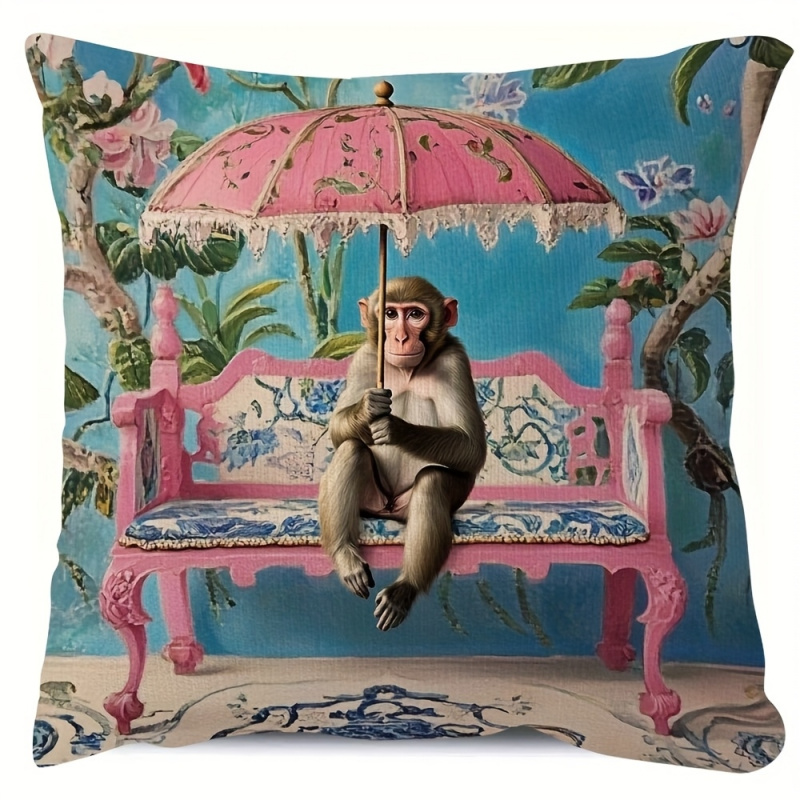 1 buah, Sarung Bantal Monyet G - Pillow Insert 18X18 ulasan dan harga