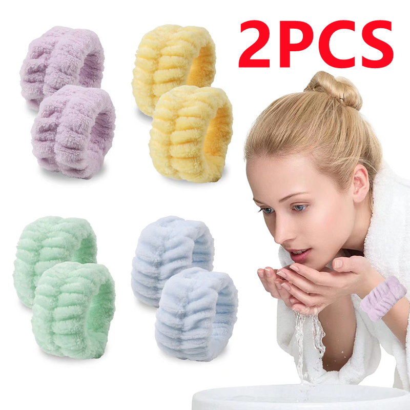 2 Buah Gelang Cuci Pergelangan - Home Textiles Face Towel ulasan dan harga