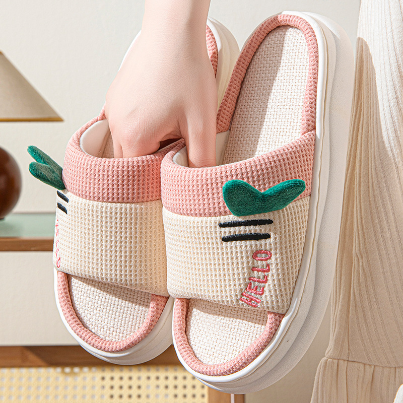 Sandal Linen Gaya Baru untuk W - Home Textile ulasan dan harga