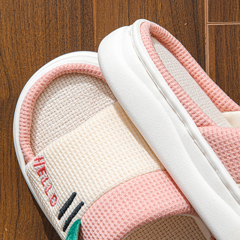 Sandal Linen Gaya Baru untuk W - Home Textile ulasan dan harga