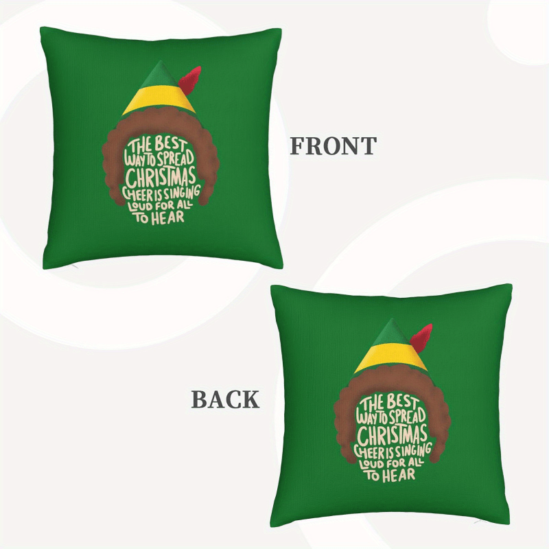 1 buah Sarung Bantal Natal Elf - Pillow Insert 18X18 ulasan dan harga