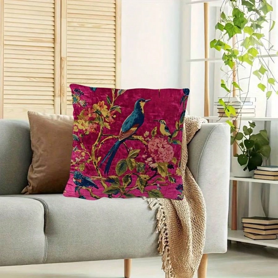 1pc Sarung Bantal Beludru Ultr - Pillow Insert 18X18 ulasan dan harga