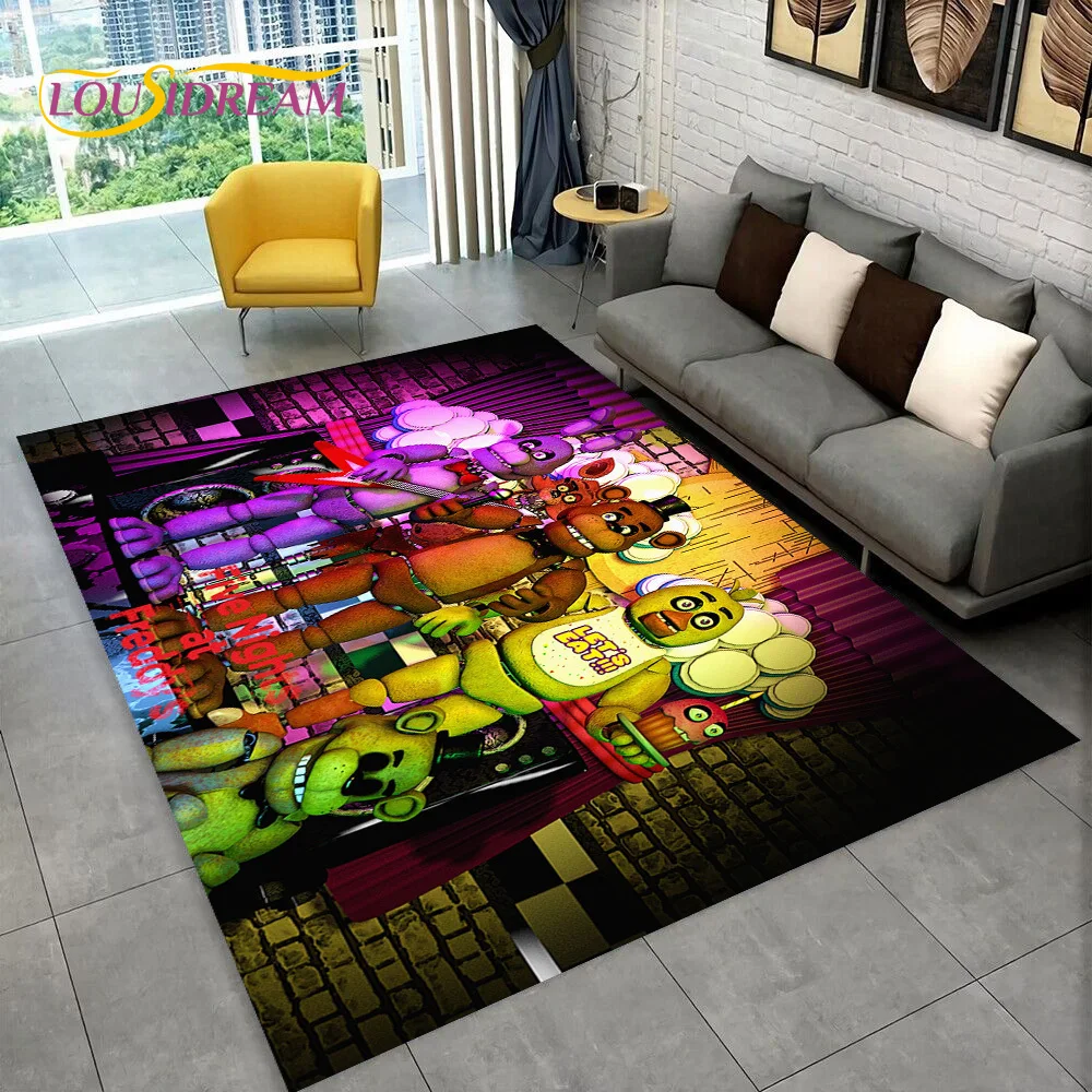 Karpet Film Horor FNAF Freddy  - Home Textiles Sale ulasan dan harga