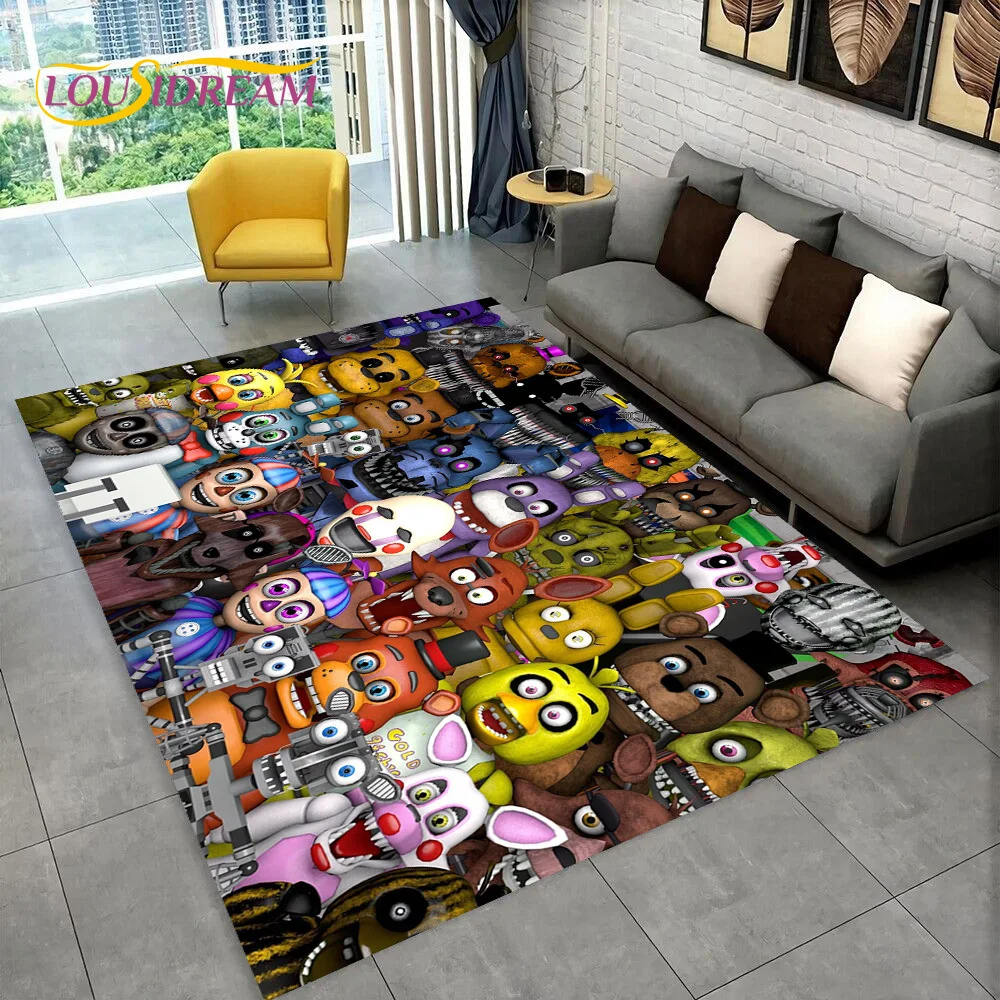 Karpet Film Horor FNAF Freddy  - Home Textiles Sale ulasan dan harga