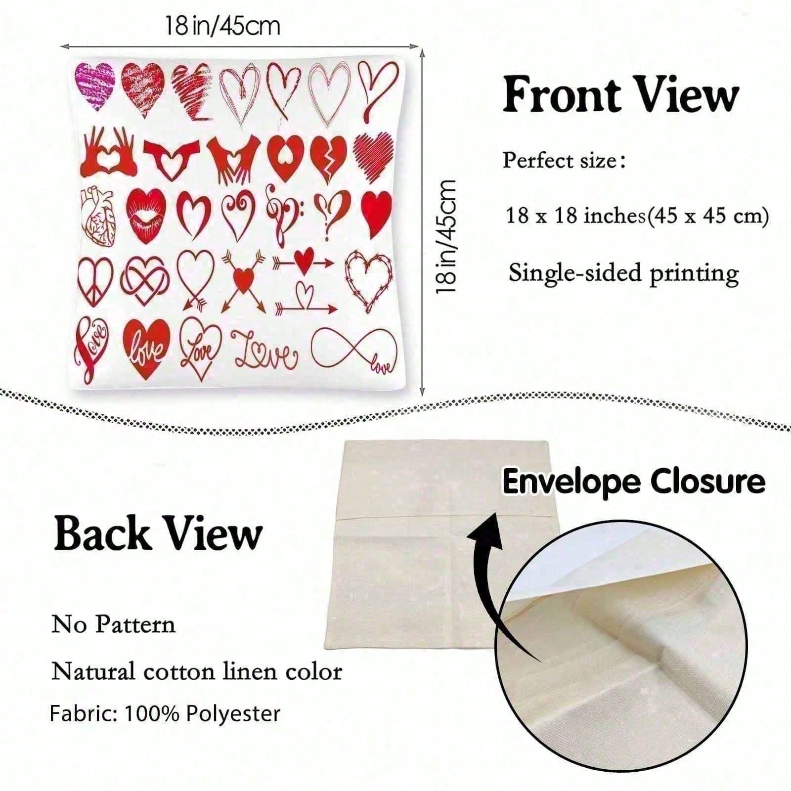 2 buah sarung bantal dekoratif - Pillow Insert 18X18 ulasan dan harga