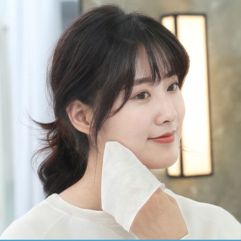 Kain Lap Wajah Sekali Pakai Te - Home Textiles Face Towel ulasan dan harga