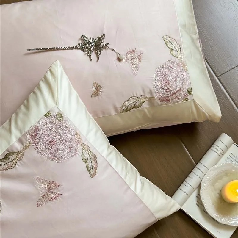 Premium katun Mesir 4Pcs Set t - Home Textiles Premium ulasan dan harga
