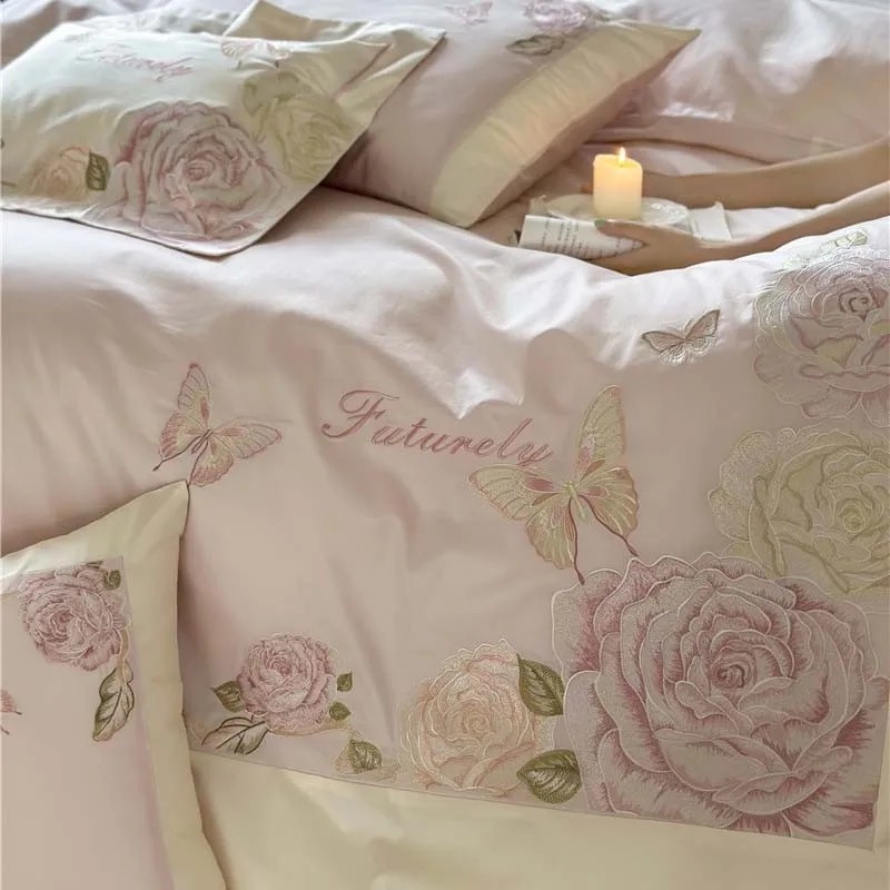 Premium katun Mesir 4Pcs Set t - Home Textiles Premium ulasan dan harga